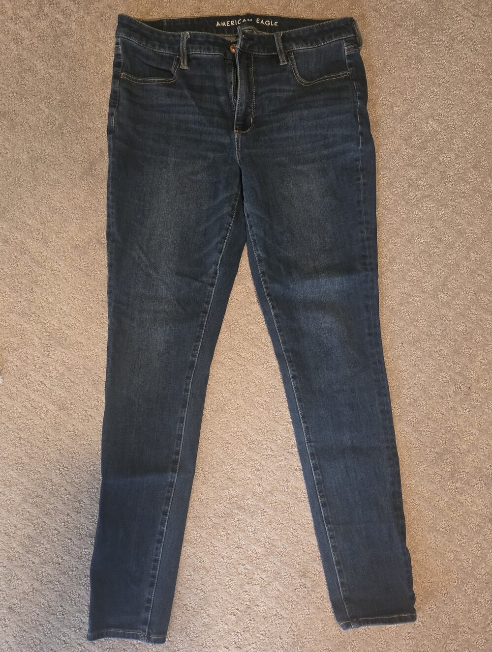 American Eagle Outfitters Dark Blue Women's Skinny Jeans